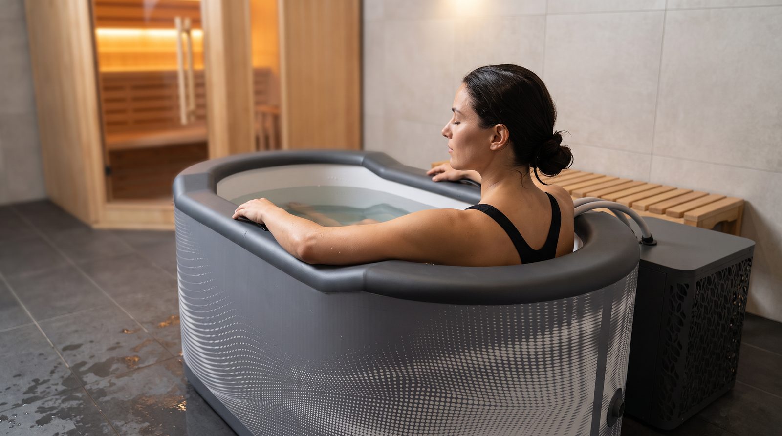 Fase de frío de un baño de contraste para recuperación muscular