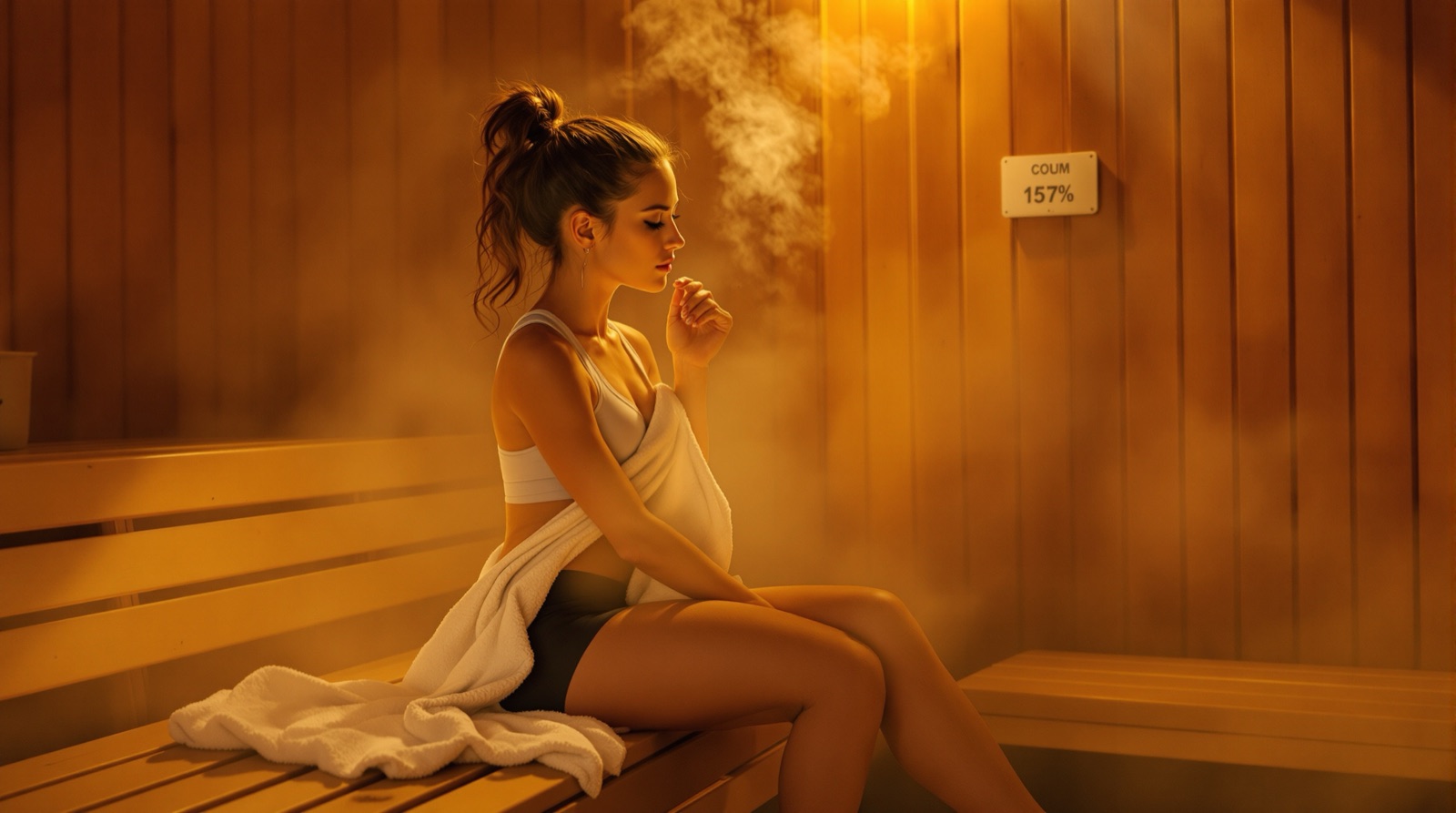 Sauna para recuperar las piernas en ciclismo y triatlón
