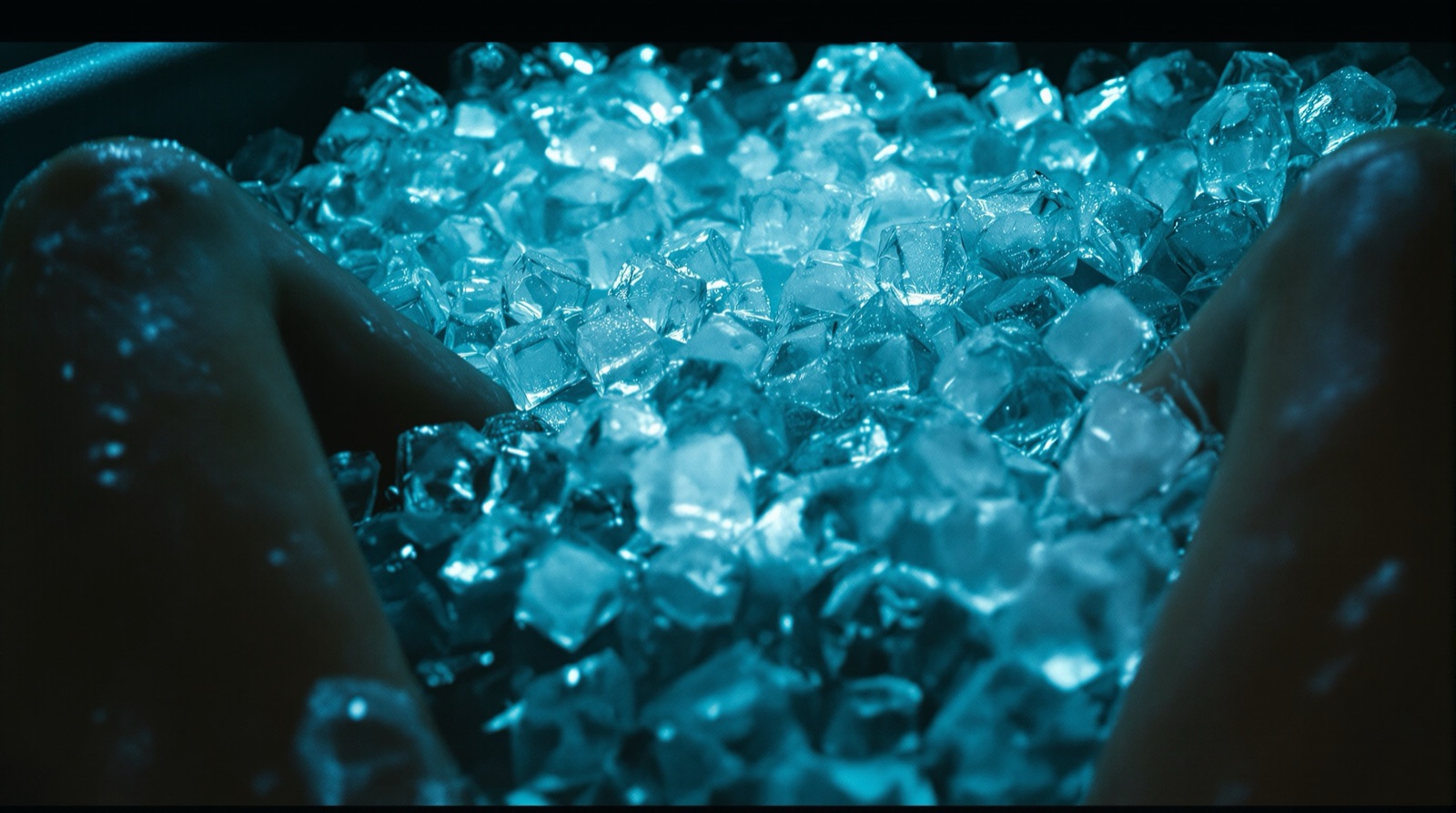 Baño de hielo para la recuperación muscular después de correr